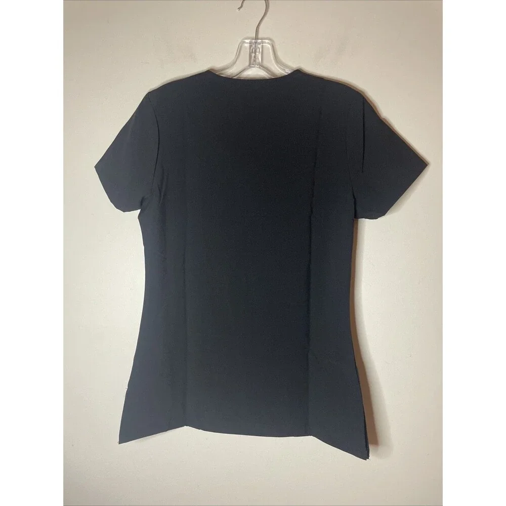 Scrub Shirt Black XS Women’s Top New - Picture 4 of 4
